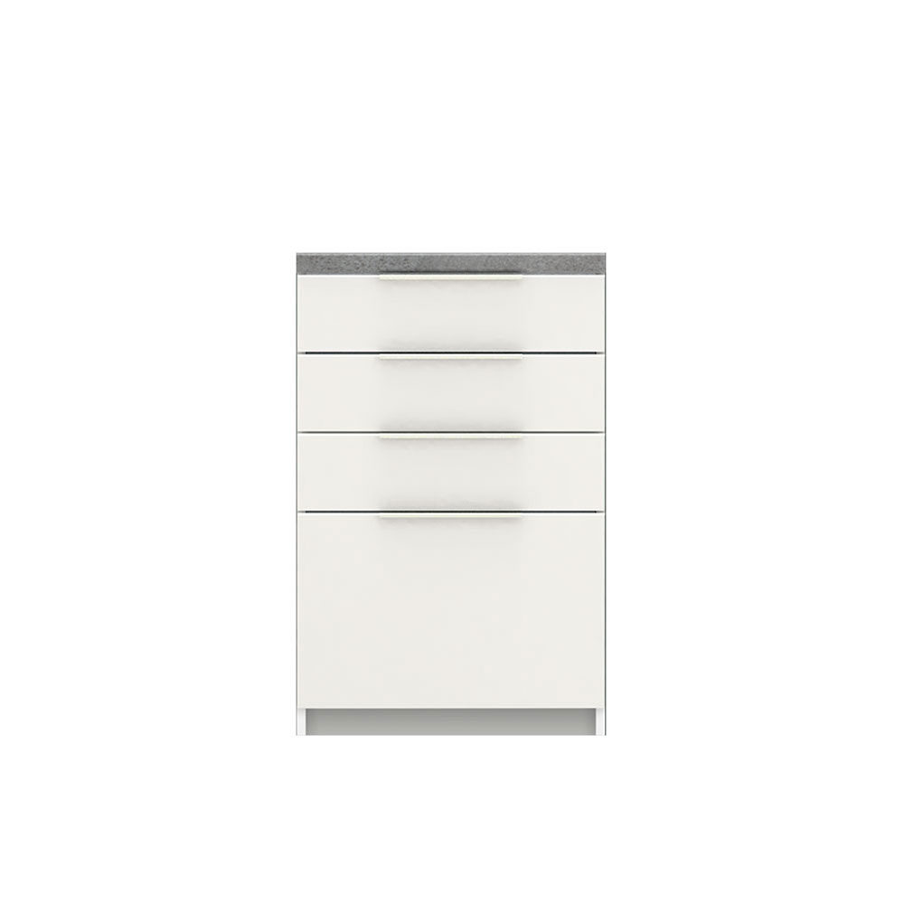 Pamouna（パモウナ）キッチンカウンター「IDA-600K下台」幅60cm 奥行50cm 高さ93.8cm ハイカウンター 全3色