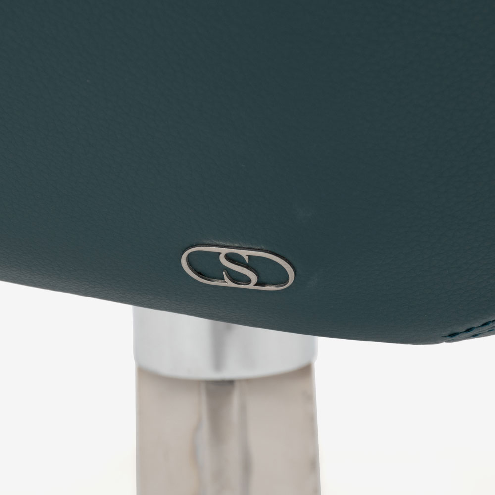 de Sede(デセデ)アームチェア「DS-144/01」革ブルーグリーン色