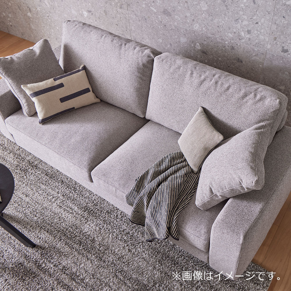 ソファ 2.5人掛け「デュオ3（2.5S）」幅202cm ミディアムバックタイプ ミディアム肘 布#3 ビリーブオッター 座面ミディアムタイプ 脚部全5種類【受注生産品】