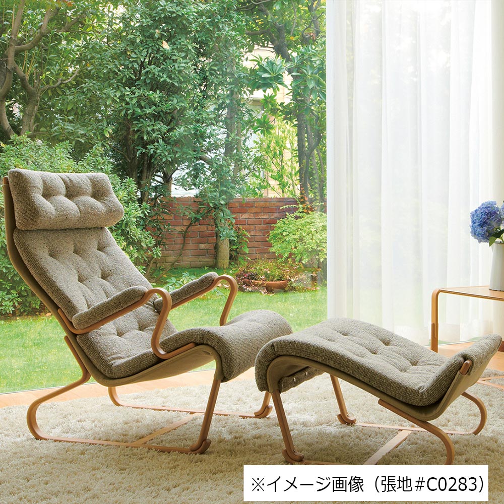 天童木工 ハイバックチェア「マットソン(Mathsson) M-0562WB-NT 」ホワイトビーチ材 布#サクソニーCO2083 ライトブラウン色【受注生産品】