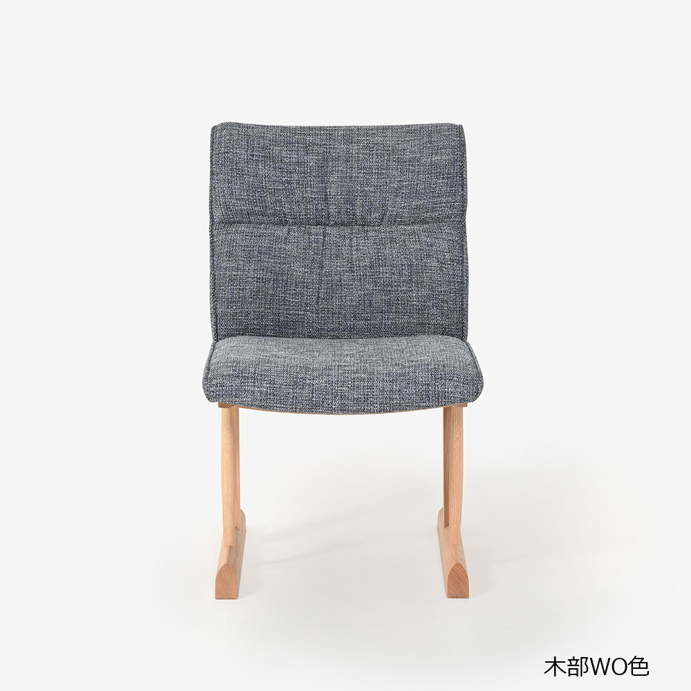 飛騨産業 チェア「KAYA3 -カヤ3- LF220R」レッドオーク材 WO色 布#CブルームBU【受注生産品】