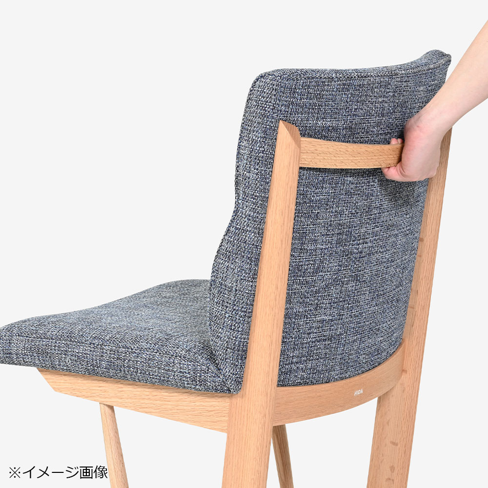 飛騨産業 アームチェア「KAYA3 -カヤ3- LF220AR」レッドオーク材 WO色 布#CブルームBU【受注生産品】