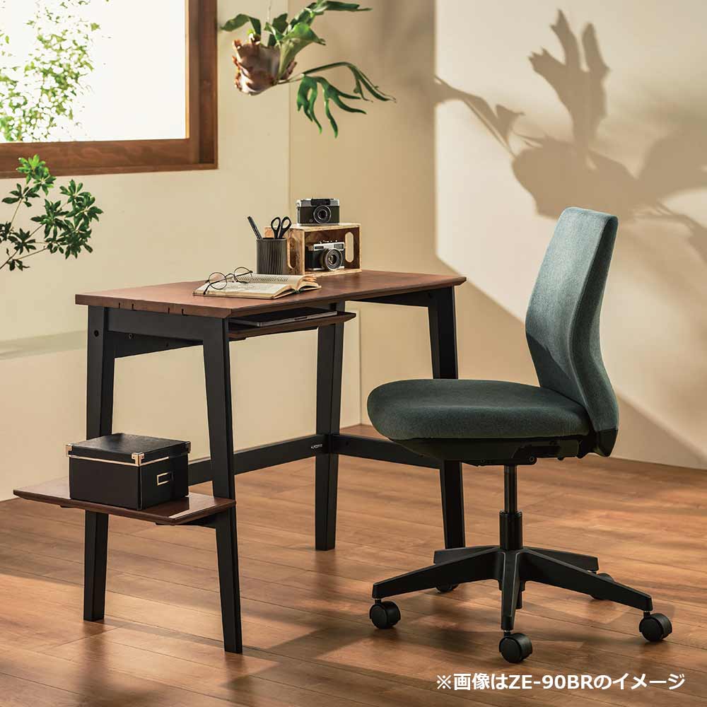 デスク「リニアミオ エクステンションタイプ ZE-90」幅90-130cm 全2色