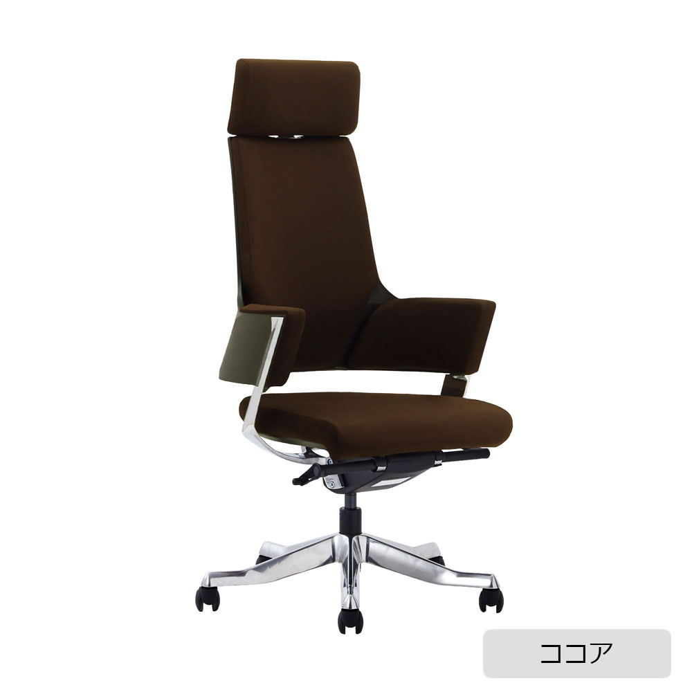 デスクチェア「Delphi(デルフィ)」ハイバック ファブリック 全4色