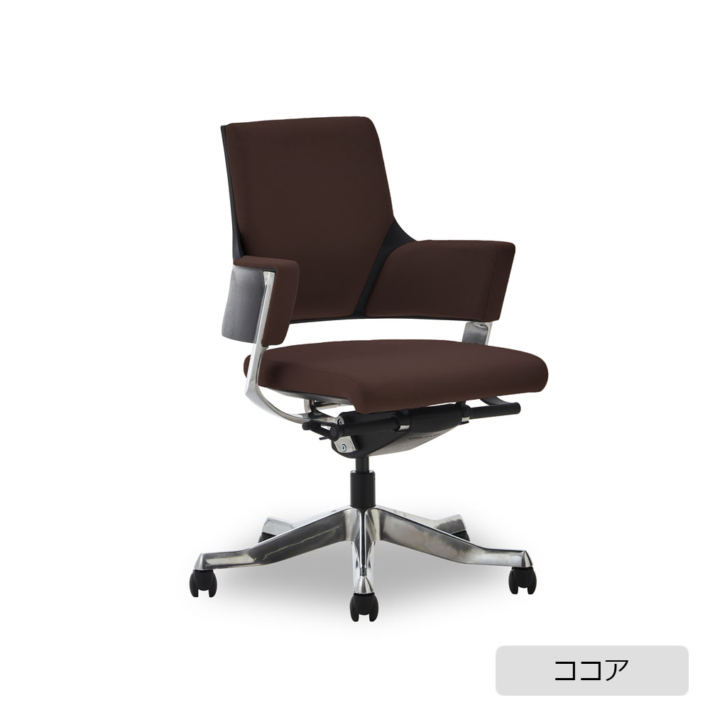デスクチェア「Delphi(デルフィ)」ローバック ファブリック 全4色