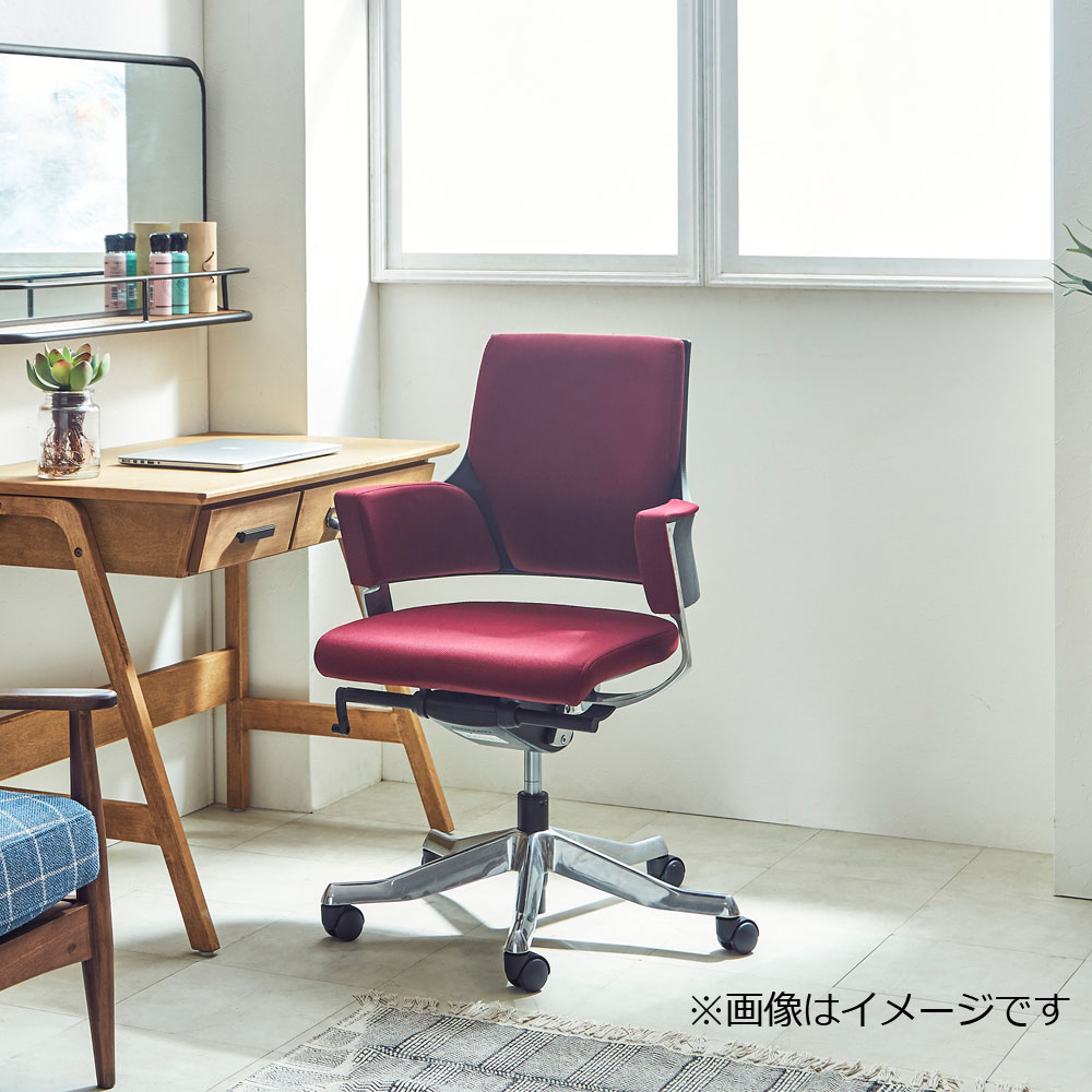 デスクチェア「Delphi(デルフィ)」ローバック ファブリック 全4色