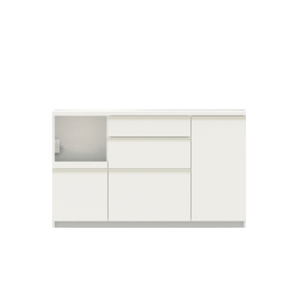 Pamouna（パモウナ）キッチンカウンター「EMA-1400R下台」幅140cm 奥行50cm 高さ84.8cm レギュラーカウンター 全3色