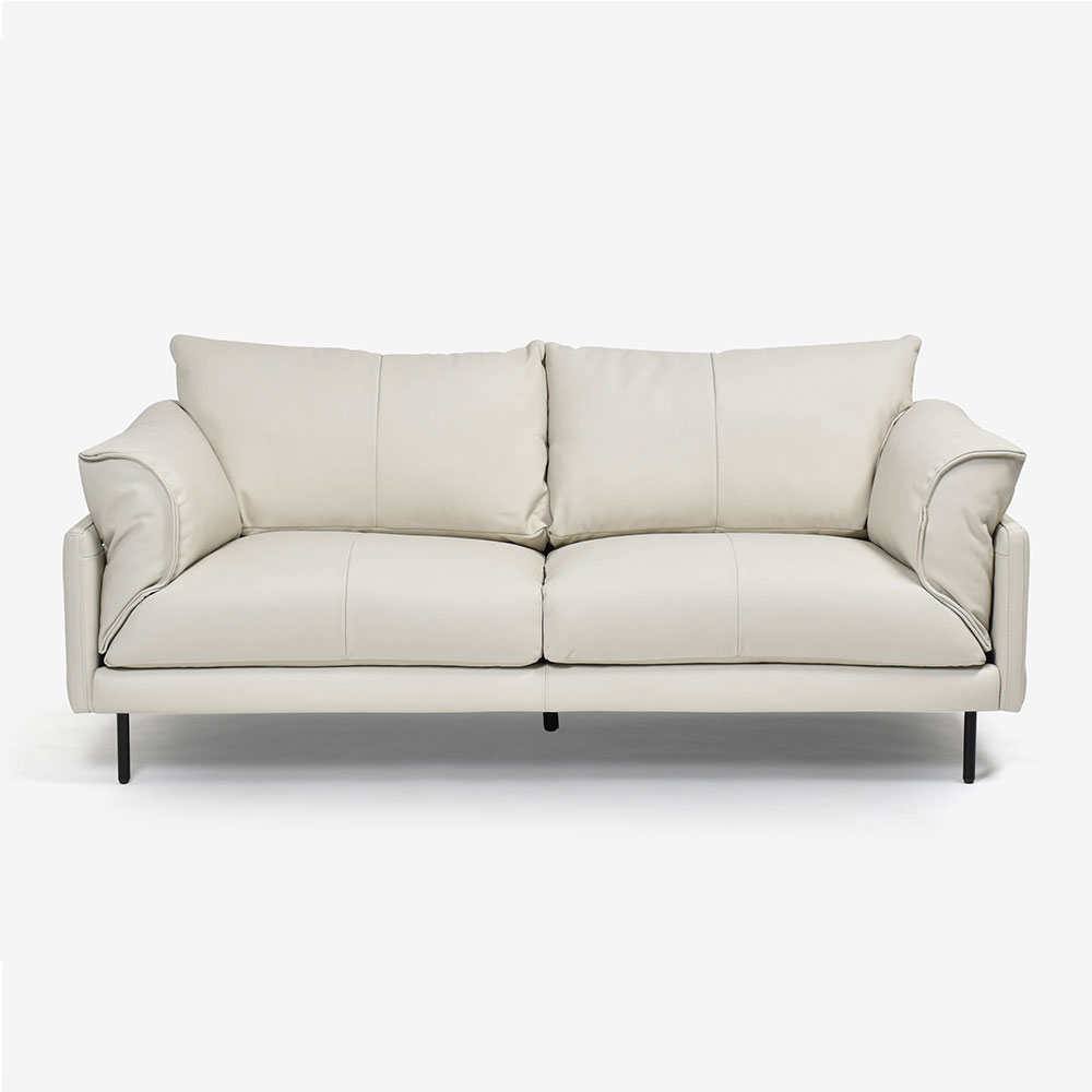 CORIUM(コリウム)ソファ 3人掛け 「ジェローム model.CO-0566」幅206cm 革#CO-JBE529E フロスト