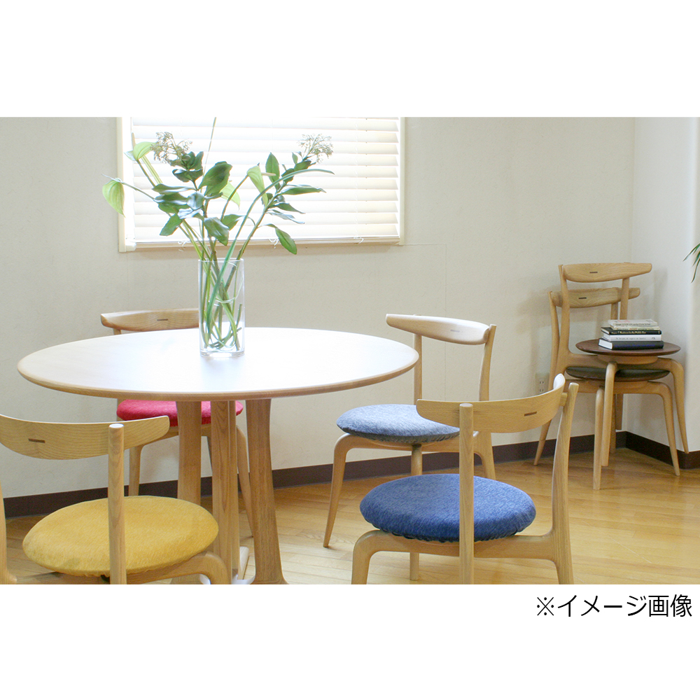 起立木工　座クッション+カバーセット「ダイニングチェア OR-02用」全10色【受注生産品】