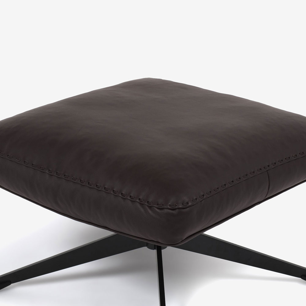 de Sede(デセデ)オットマン「DS-31/105」革ダークブラウン色