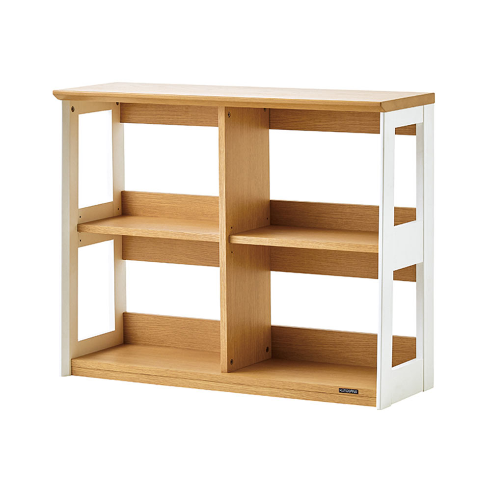 書棚「リニアミオ コンポーネントタイプ ZRL-90」ロータイプ 幅90cm 全2色【セール対象品のため5%OFF】