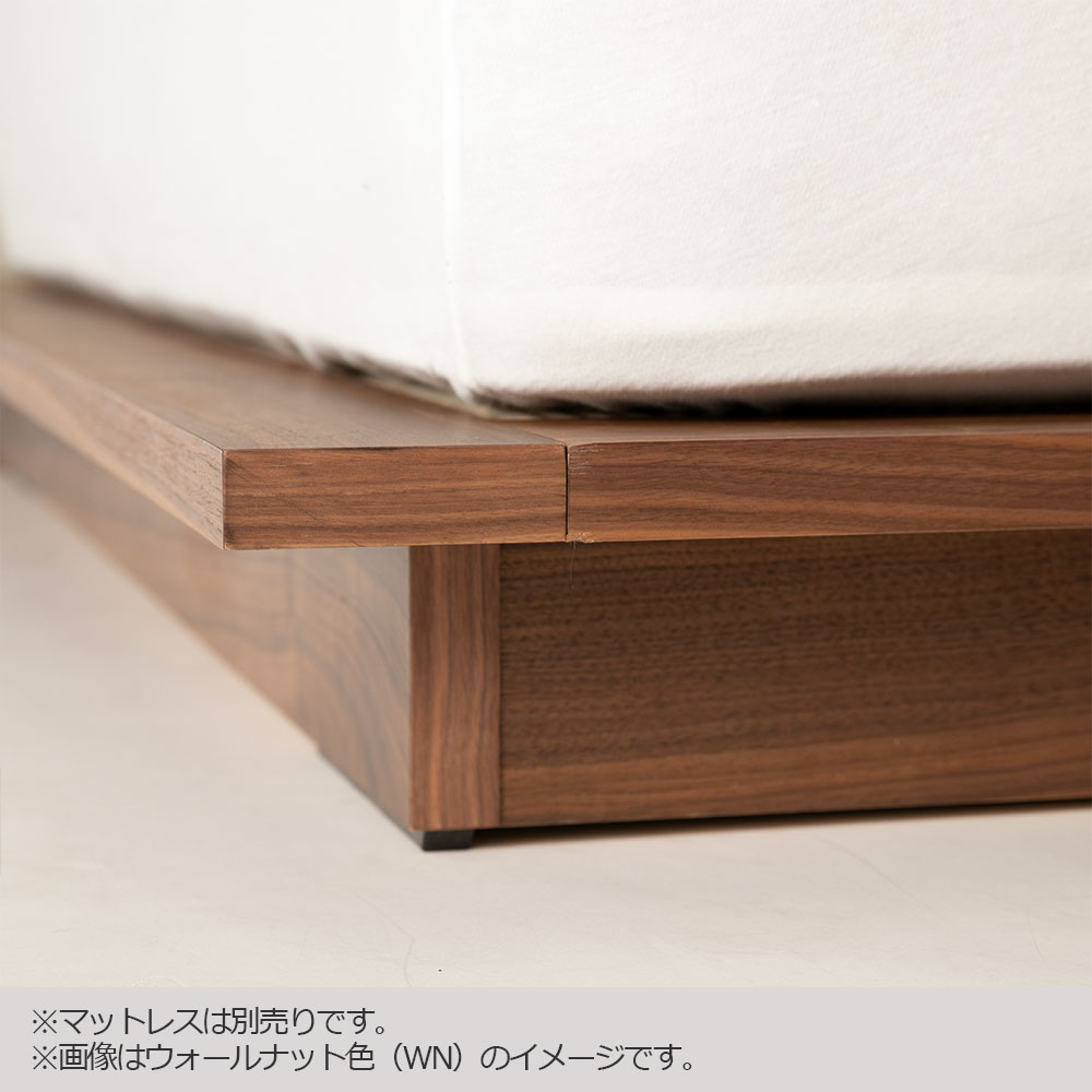 FranceBed(フランスベッド)ベッドフレーム「グランドヴェール 」ヘッドボード高さ92cm 天然木 全4色【受注生産品】