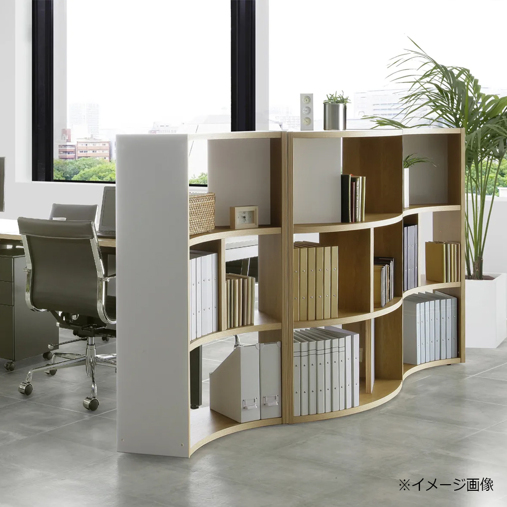 オープンシェルフ「アリア シェルフ120 ミドル」幅122.5cm 全2色【セール対象品のため5%OFF】