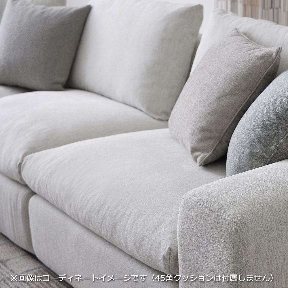カウチソファ2点セット 向かって左カウチ「フラクセン」 布#3 ハドソンHUS-05 【受注生産品】