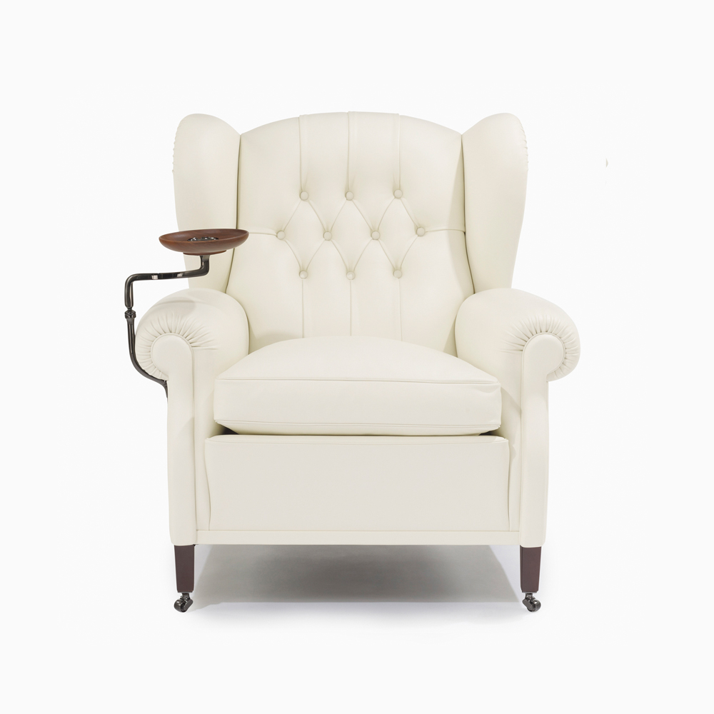 PoltronaFrau（ポルトローナ・フラウ）アームチェア「1919」革ホワイト色