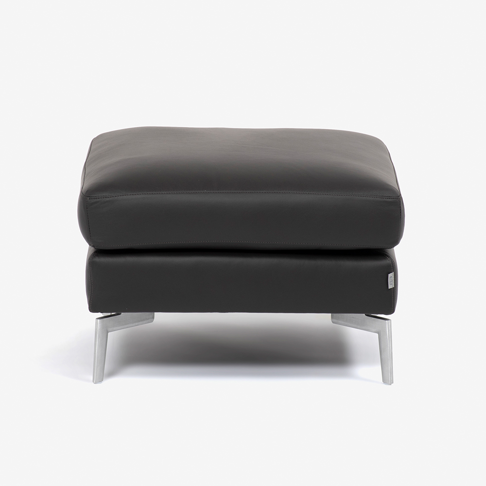 erba(エルバイタリア)オットマン「ベラビスタ」革ダークブラウン色 ARREDO5029