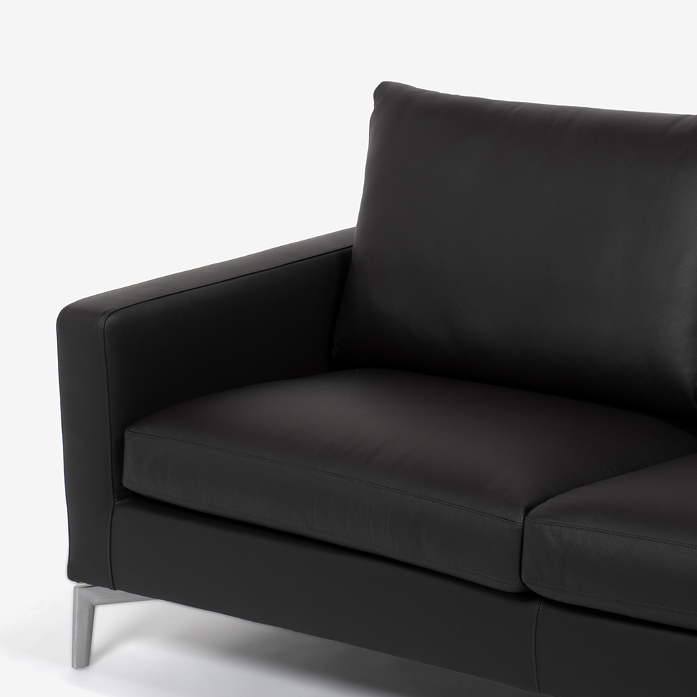 erba(エルバイタリア)ラブソファ「ベラビスタ」幅170cm 革ダークブラウン色 ARREDO5029【お手入れキットの特典付き】