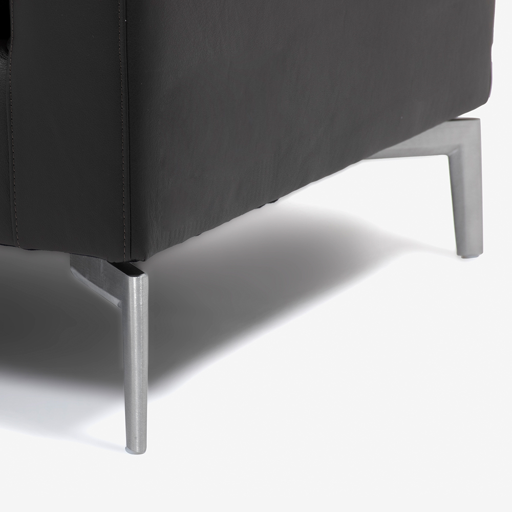 erba(エルバイタリア)ラブソファ「ベラビスタ」幅170cm 革ダークブラウン色 ARREDO5029【お手入れキットの特典付き】