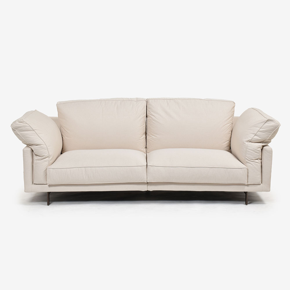erba(エルバイタリア)ソファ「カモーリ」幅234cm 布アイボリー色 #0ACAPULCO111【セール対象品のため25%OFF】【お手入れキットの特典付き】