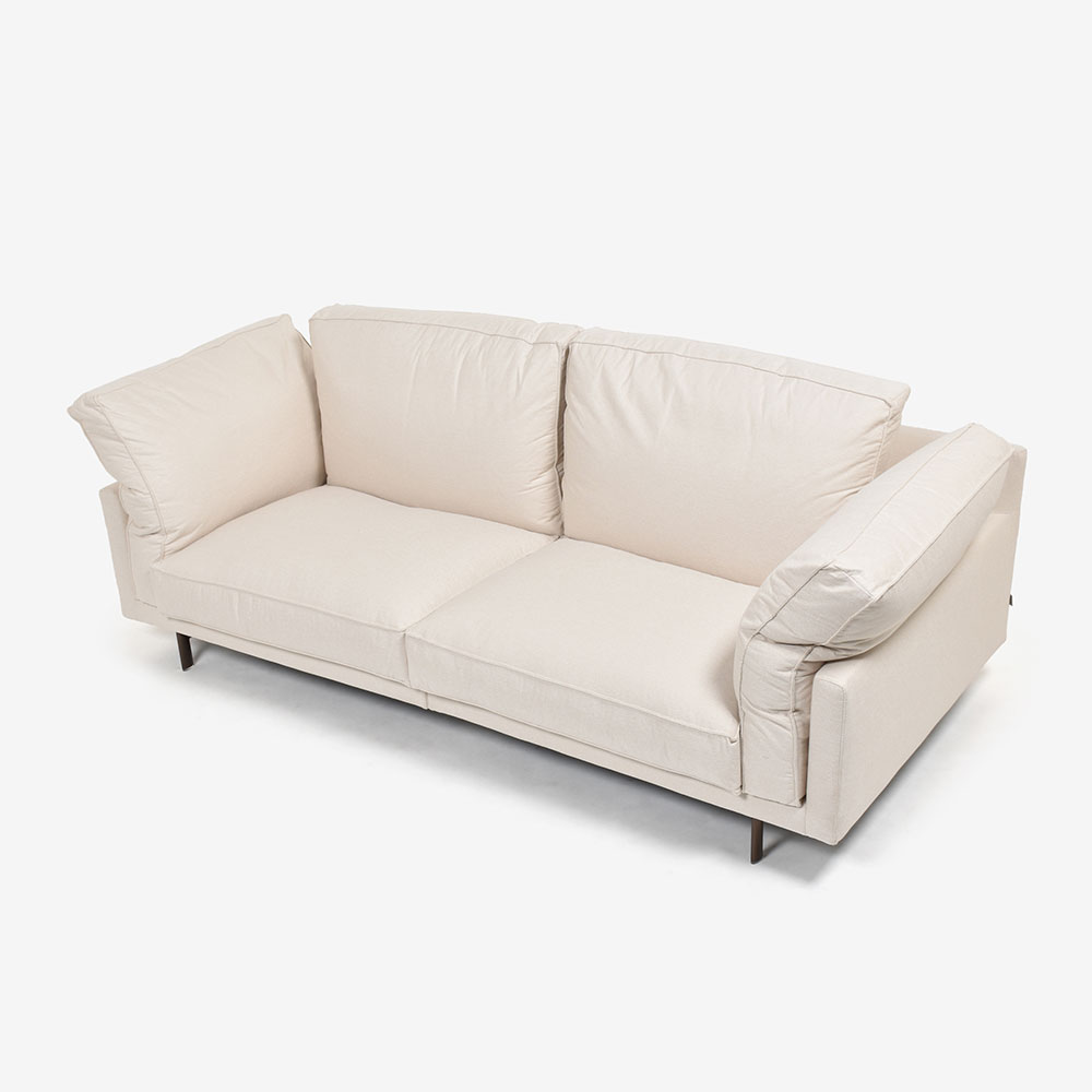 erba(エルバイタリア)ソファ「カモーリ」幅234cm 布アイボリー色 #0ACAPULCO111【セール対象品のため25%OFF】【お手入れキットの特典付き】