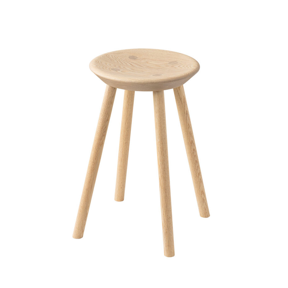 浜本工芸 スツール「No.7503」高さ50cm オーク材 プレミアムオーク(PR)色［No.7500］