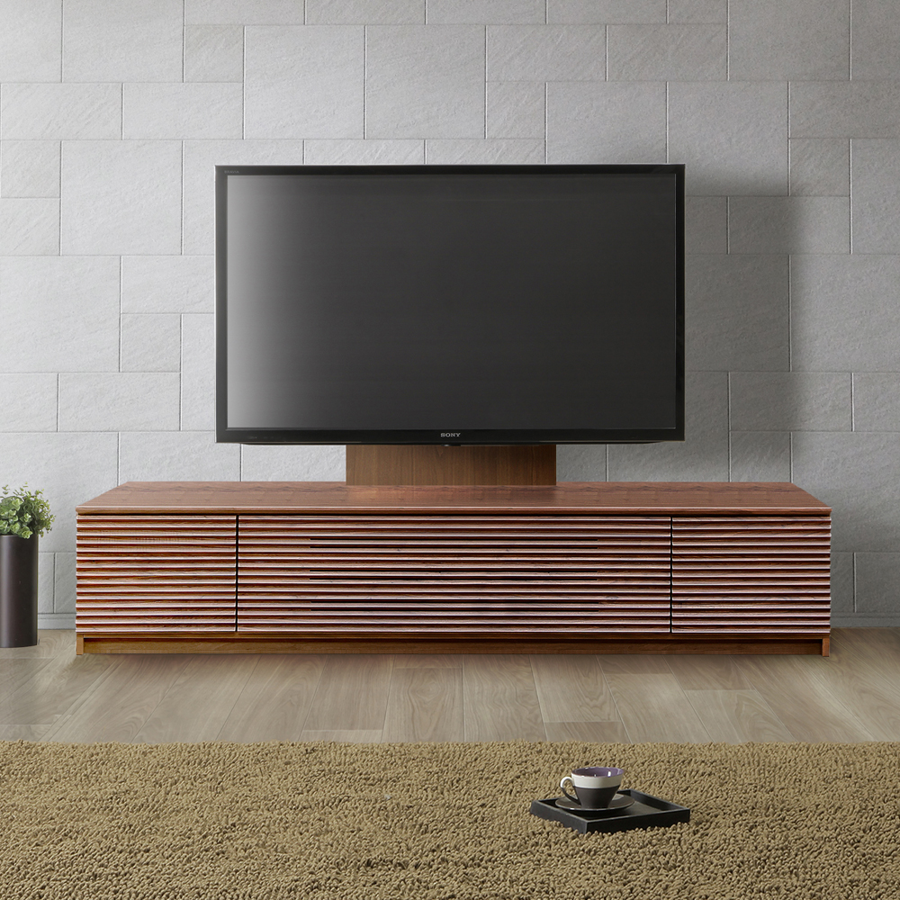 テレビボード「アクロスα アルファ」ウォールナット材 全4サイズ【セール対象品のため5%OFF】