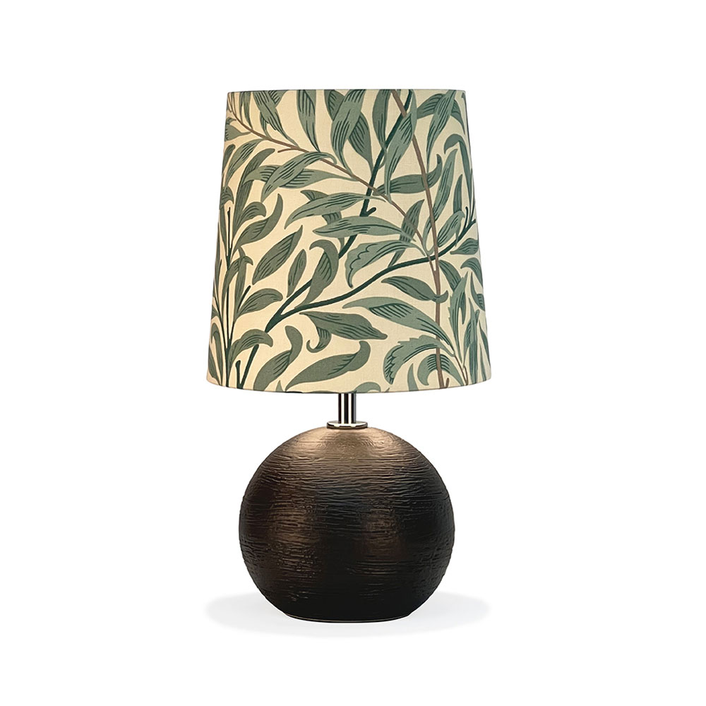 テーブルスタンド「mimi lamp ウィローボウ HT1008-BK-WIL」ランプ別売