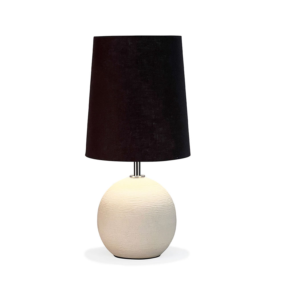 テーブルスタンド「mimi lamp ミスティカル HT1008-WH-CBK」ランプ別売