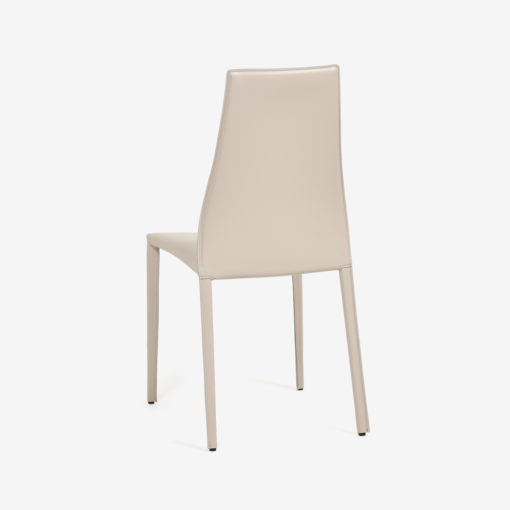 Calligaris(カリガリス)ダイニングチェア「Aida CS1484」革ベージュ色