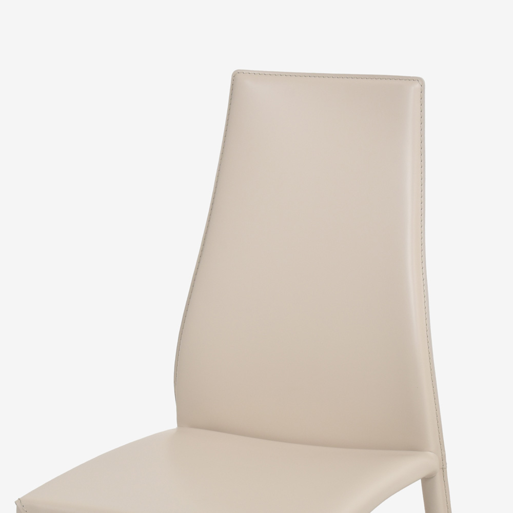 Calligaris(カリガリス)ダイニングチェア「Aida CS1484」革ベージュ色
