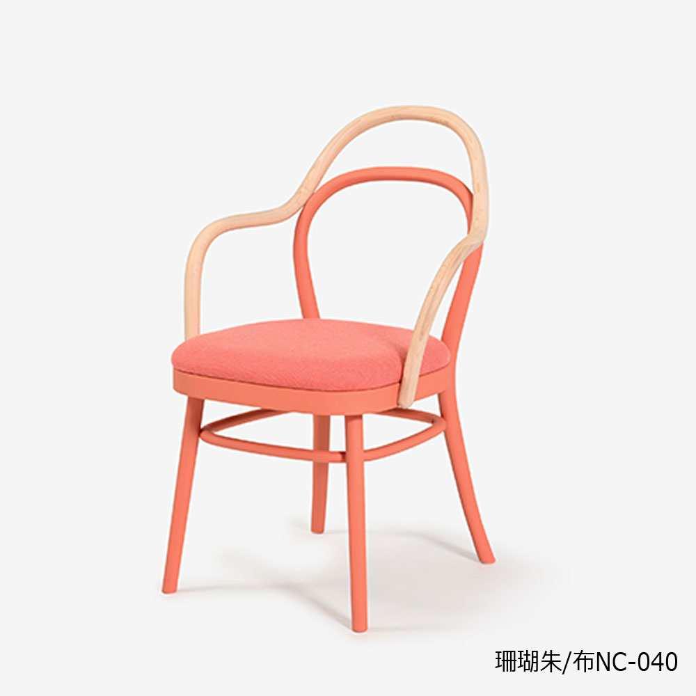 秋田木工 ダイニングチェア「magekko(まげっこ)」ブナ材 カラータイプ 全5色【受注生産品】