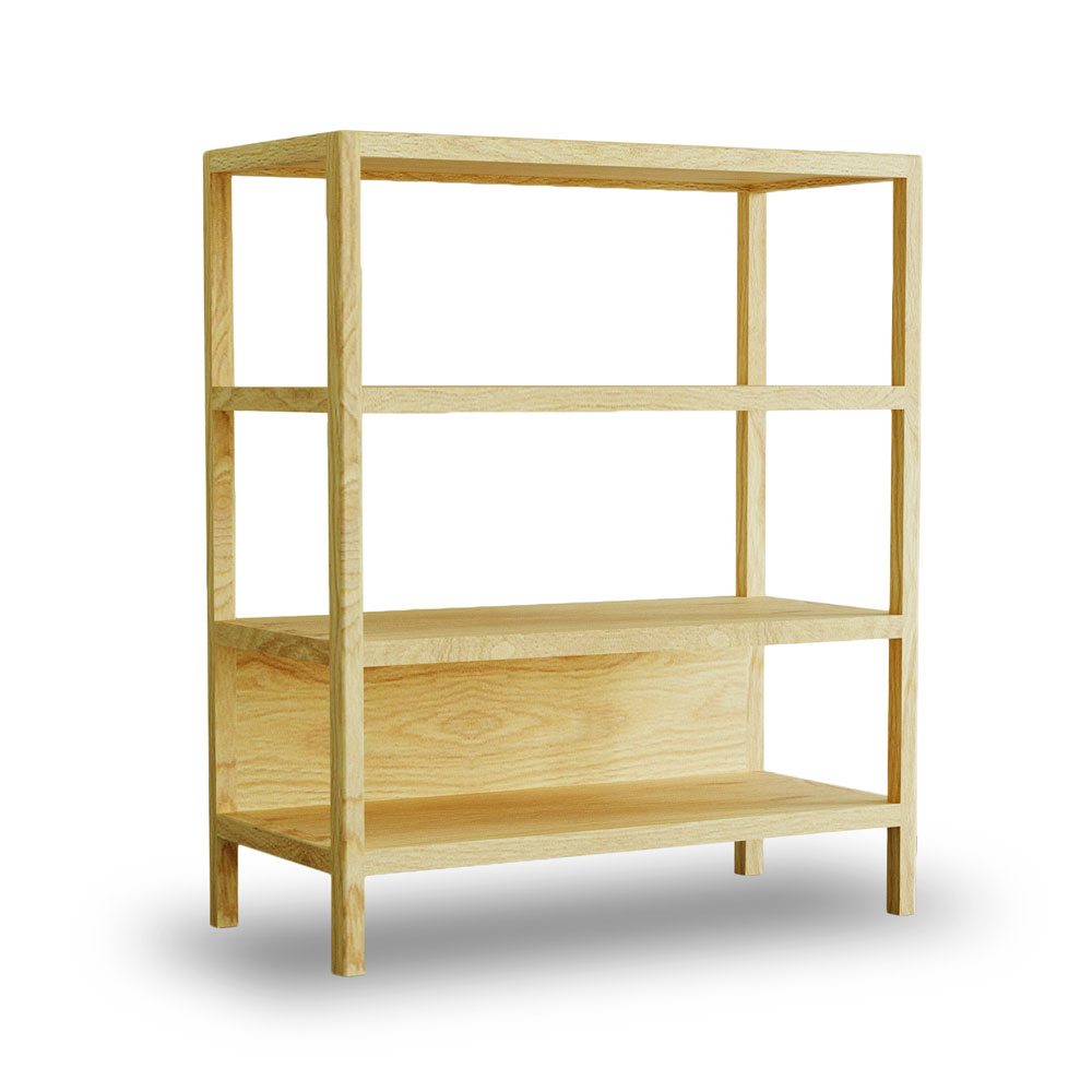 シェルフ「ピート TypeC」幅85cm オーク材【セール対象品のため5%OFF】