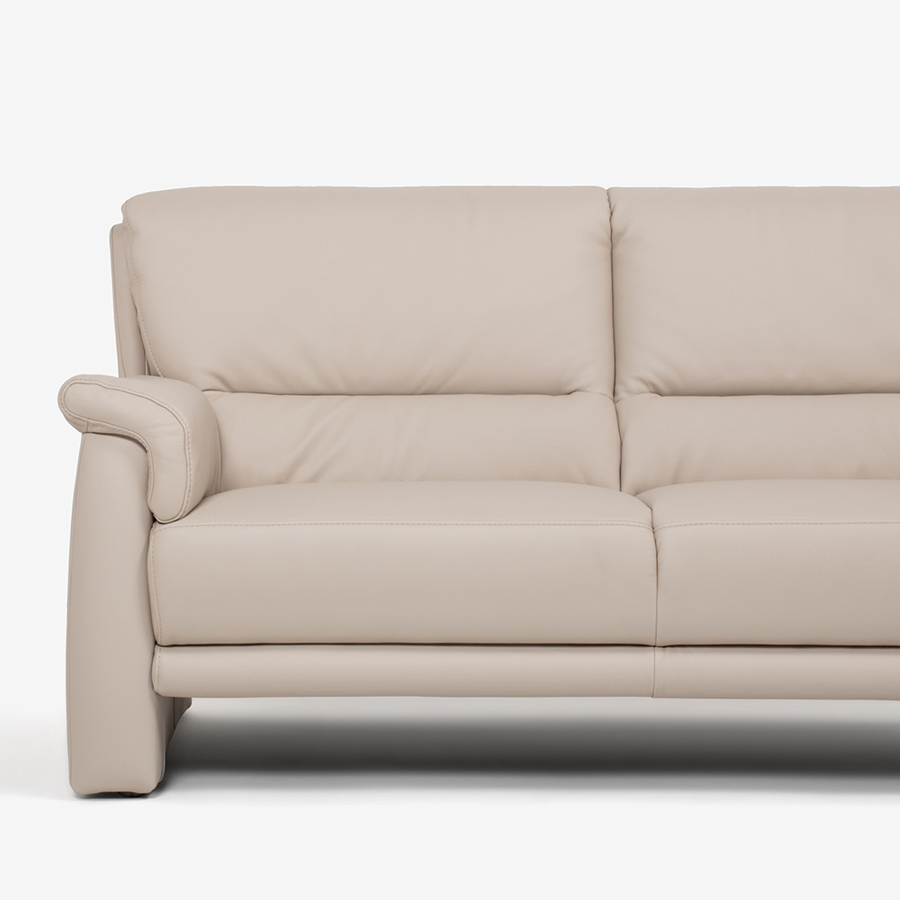 himolla(ヒモラ)ソファ 2.5人掛け「ベルク model.9002」幅165cm 革#24 サンドベージュ色