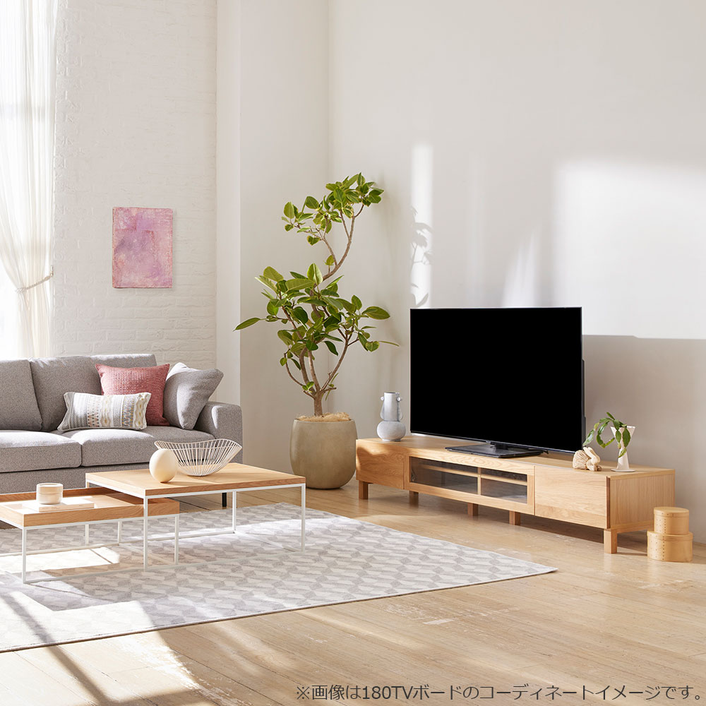 テレビボード「レッチェ」ホワイトオーク材 全5サイズ