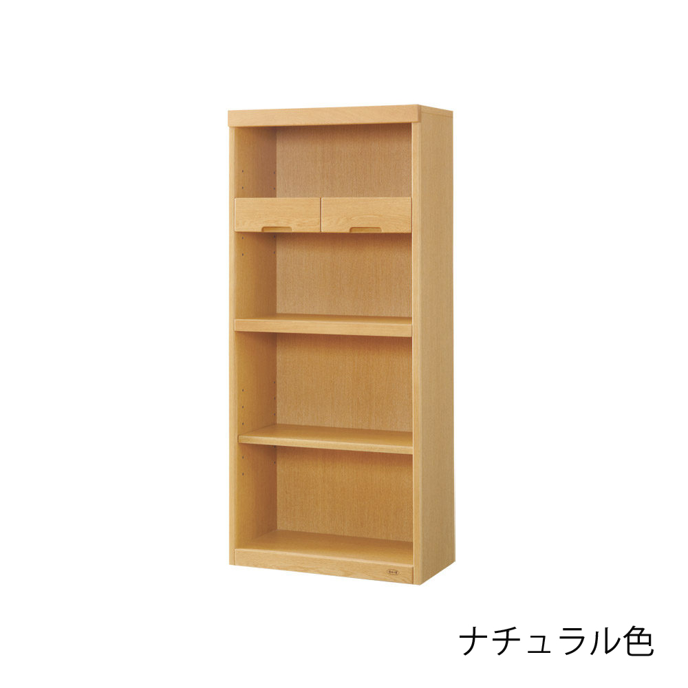 浜本工芸　書棚「No.8604B・No.8600B・No.8608B」オープンロータイプ 幅60.1cm 全3色［No.8600］