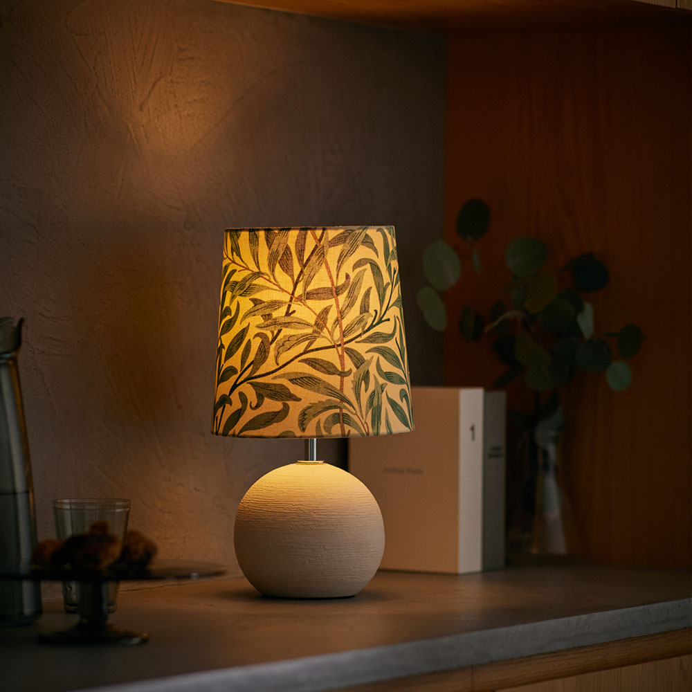 テーブルスタンド「miｍi lamp ウィローボウ HT1008-WH-WIL」ランプ別売