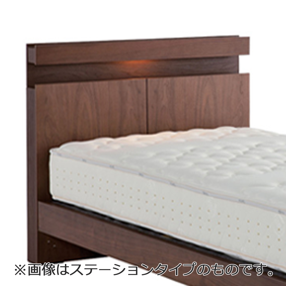Serta(サータ)ベッドフレーム「サータ ホテルスタイル 594」跳ね上げ収納付きタイプ ナチュラルウォールナット色(※要マットレス重量確認)【受注生産品】