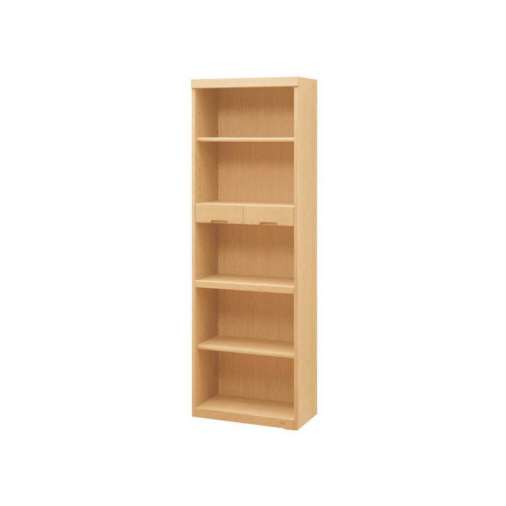 浜本工芸　書棚「No.8604A・No.8600A・No.8608A」オープンハイタイプ 幅60.1cm 全3色［No.8600］