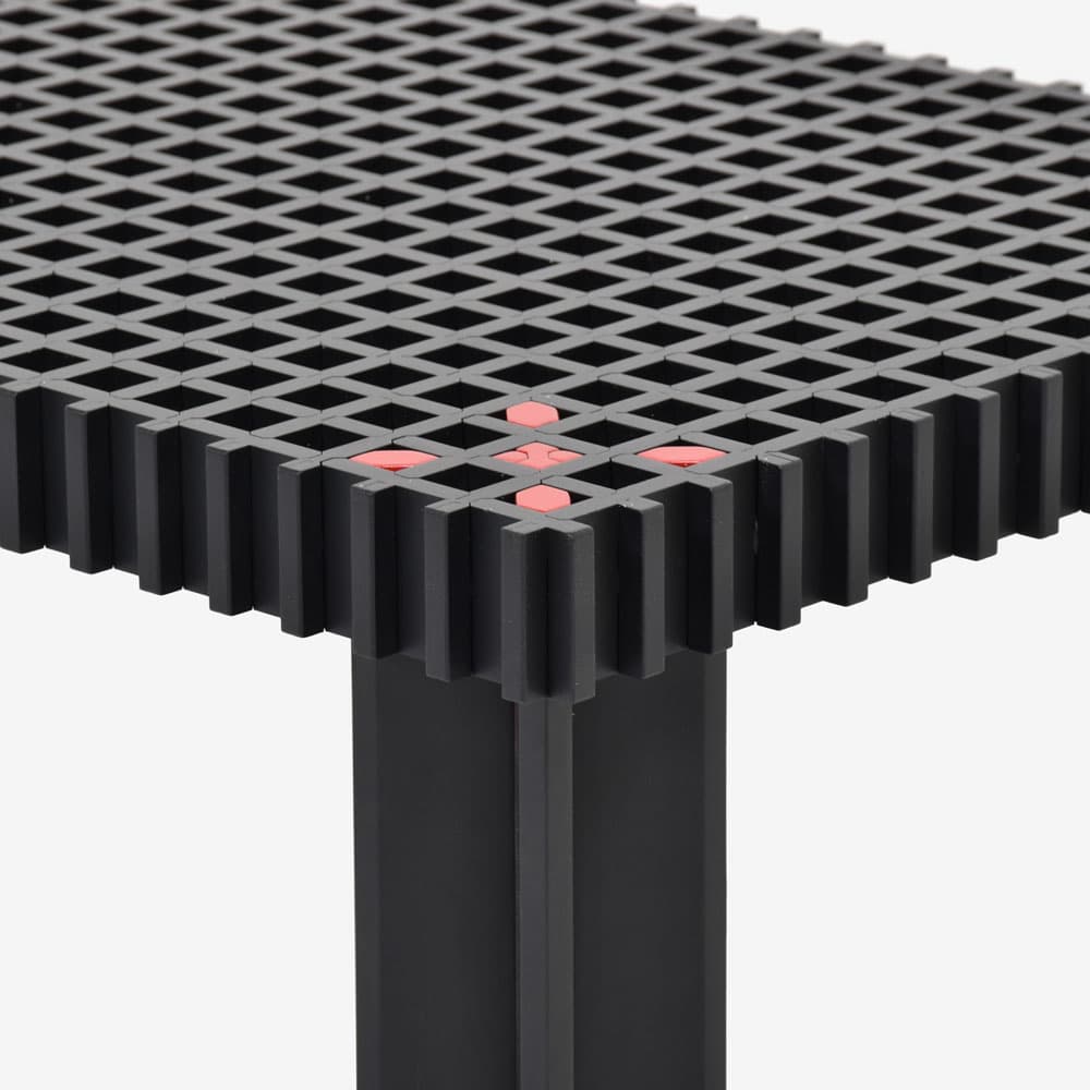 PoltronaFrau（ポルトローナ・フラウ）センターテーブル「キョウト」幅102cm 奥行50cm ビーチ材 ブラック色【次回入荷未定】