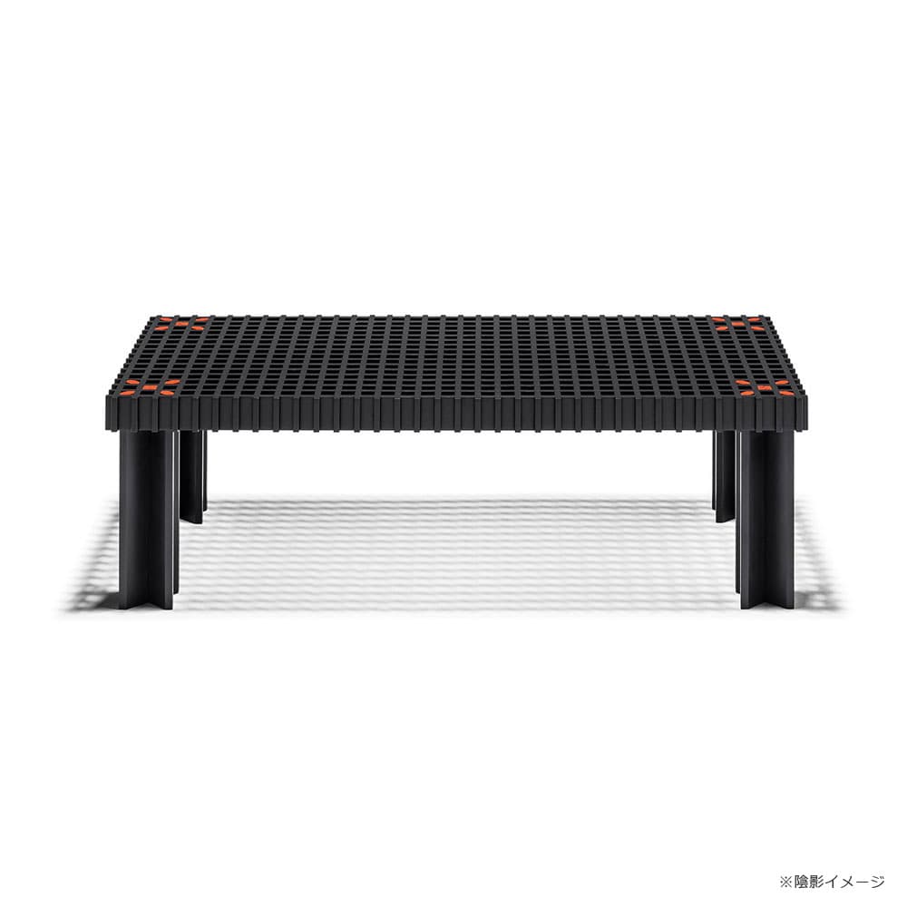 PoltronaFrau（ポルトローナ・フラウ）センターテーブル「キョウト」幅102cm 奥行50cm ビーチ材 ブラック色【次回入荷未定】