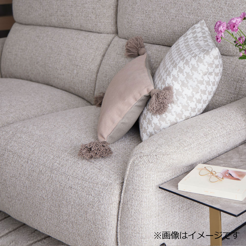 電動リクライニングソファ 2.5人掛け「アマータ」幅190cm 布#3ミラン/ ミンク色