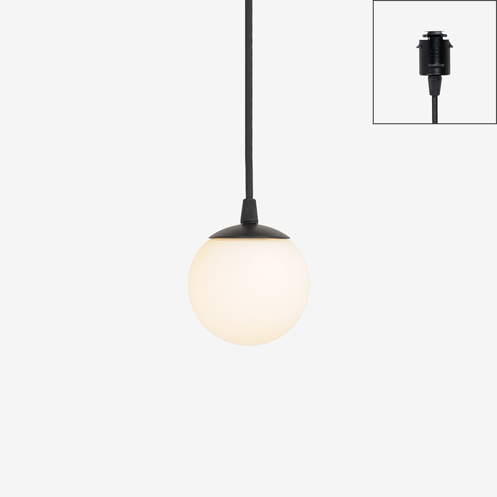 ペンダント「SUMICA グレープ SAP-022-1BW」直径10cm【ダクトレール取付専用】【受注生産品】