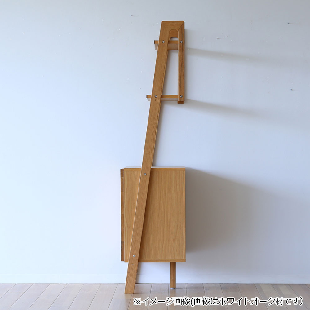 サイドボード「レイリア」ハイタイプ 幅48cm ウォールナット材