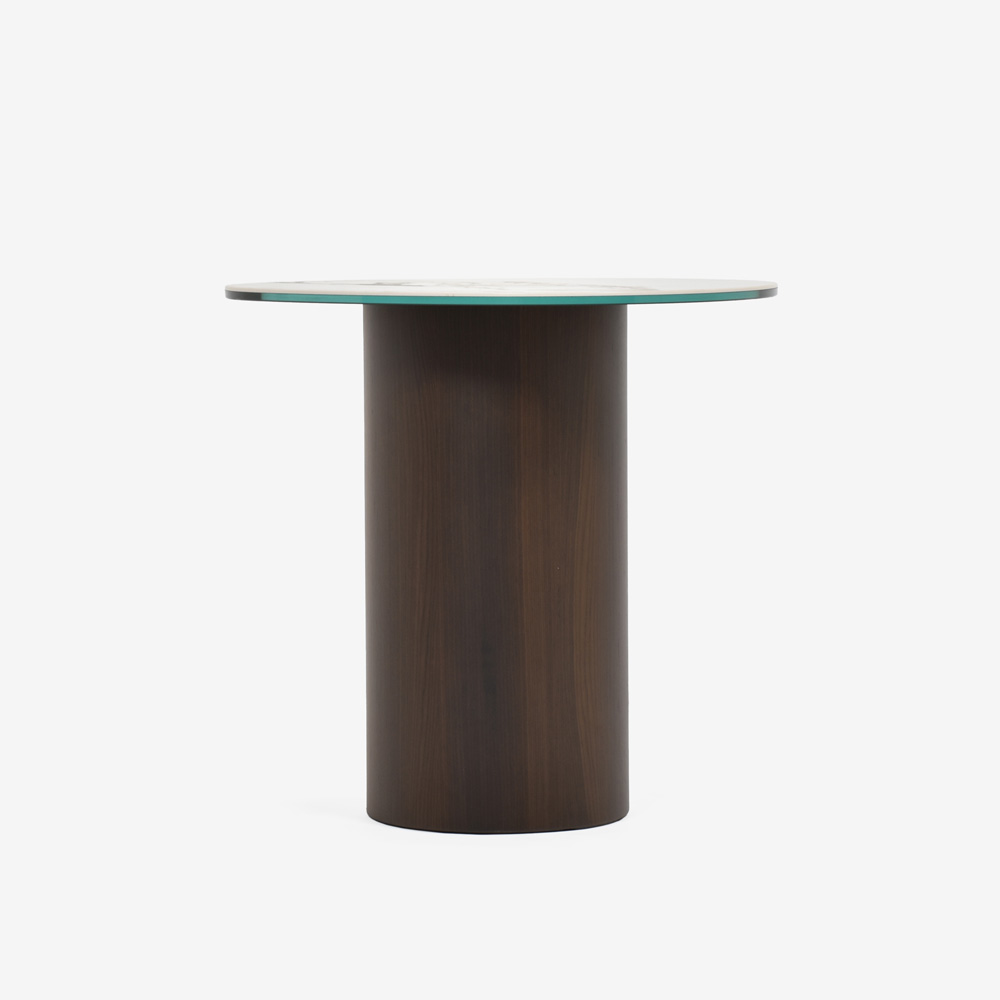 Calligaris（カリガリス）サイドテーブル 「Mushroom CS/5140-A」幅52.5cm 天板セラミック カラカッタ
