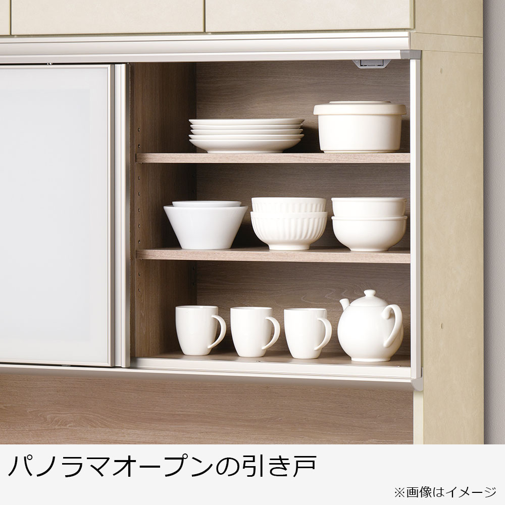 AYANO(綾野製作所)オープンボード「アデル」引き戸タイプ 幅160.2cm 奥行50cm 高さ202cm 全2色【セール対象品のため5%OFF】