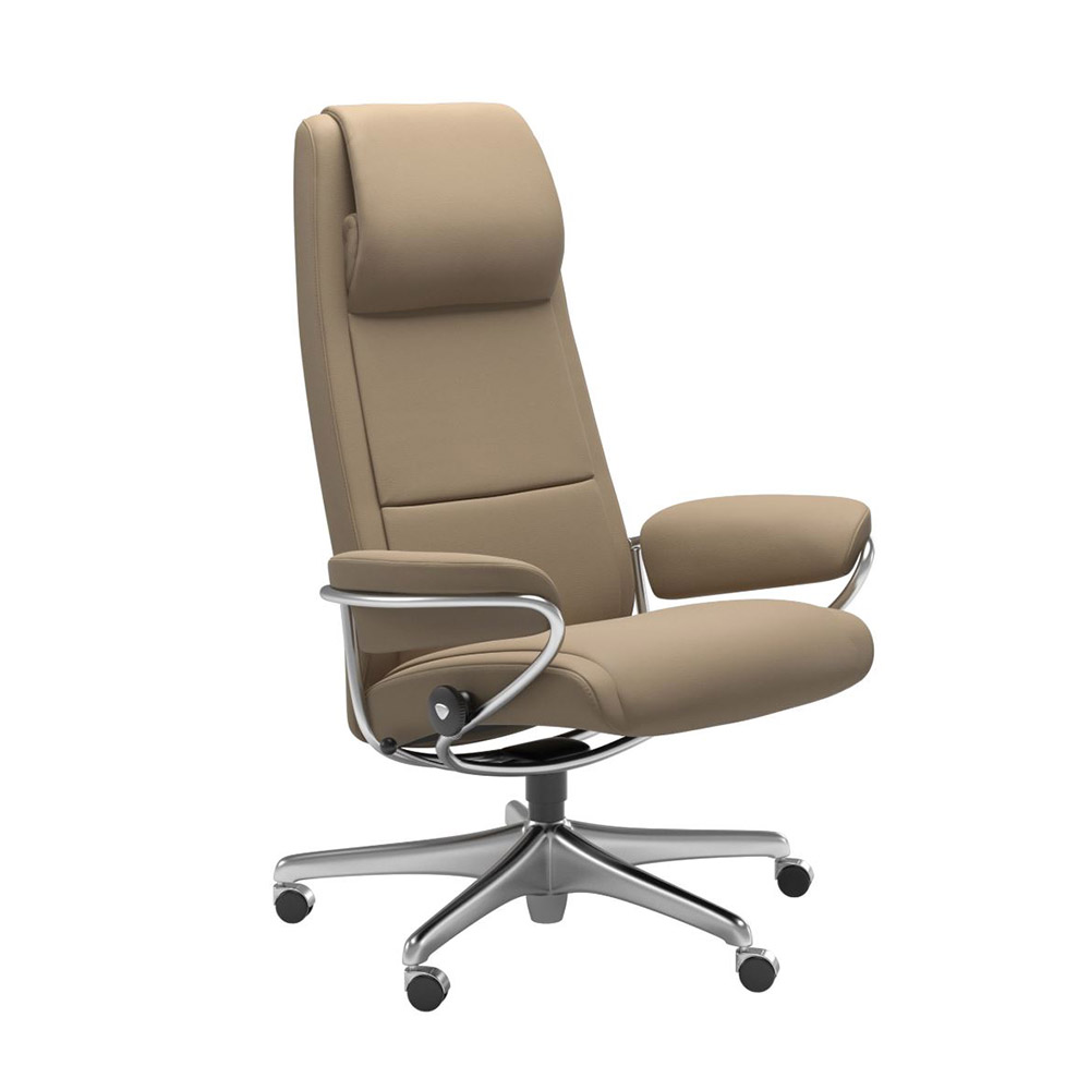EKORNES(エコーネス)デスクチェア「ストレスレス パリ(M)オフィス」革#パロマ フンギ