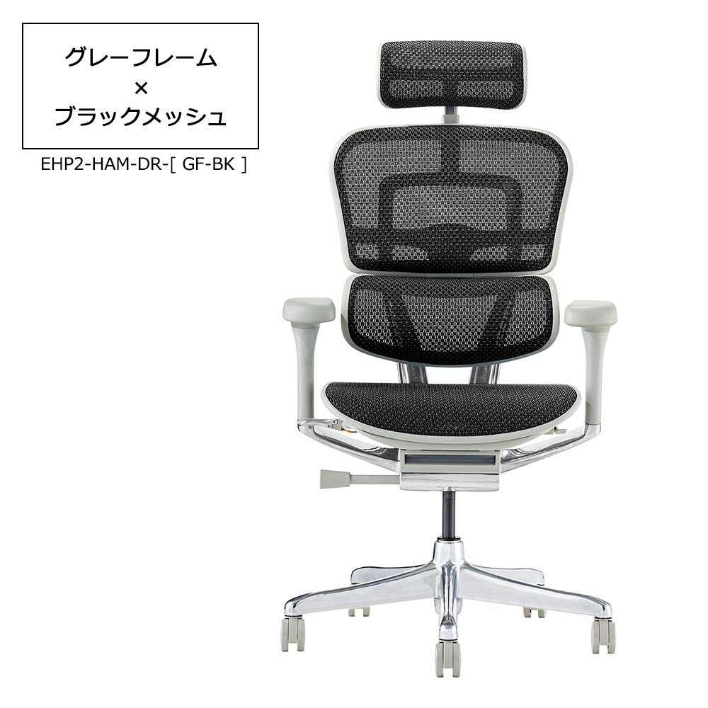 Ergohuman(エルゴヒューマン)「エルゴヒューマンPRO2 High EHP2-HAM-DR」フレーム全2色 張地全5色
