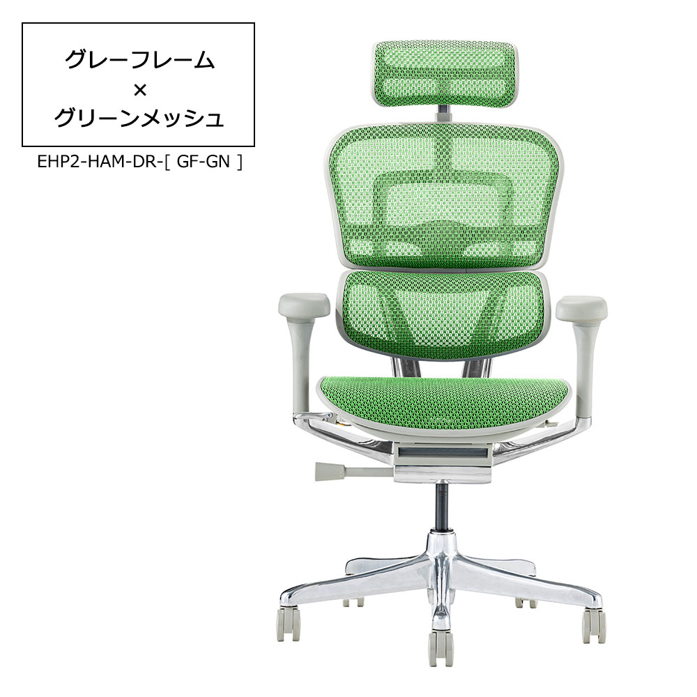 Ergohuman(エルゴヒューマン)「エルゴヒューマンPRO2 High EHP2-HAM-DR」フレーム全2色 張地全5色
