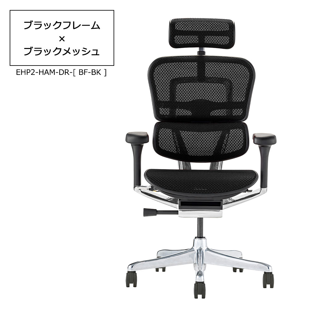 Ergohuman(エルゴヒューマン)「エルゴヒューマンPRO2 High EHP2-HAM-DR」フレーム全2色 張地全5色