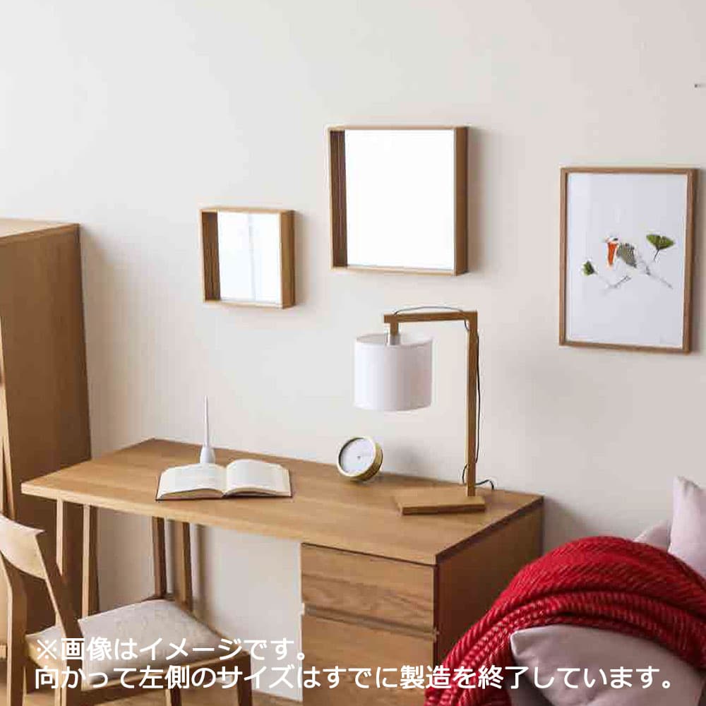 ボックスミラー「3535ミラー」幅35cm 高さ35cm 全2色